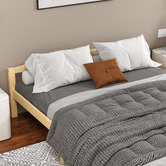 Hoxton Room Kaeda Pine Wood Bed