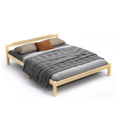 Hoxton Room Kaeda Pine Wood Bed