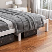 Hoxton Room White Hazel Pine Wood Bed Frame
