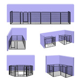 Hoxton Room 8 Panel Heavy Duty Pet Playpen