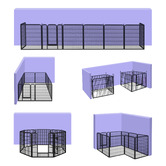 Hoxton Room 8 Panel Heavy Duty Pet Playpen