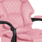 Hoxton Room Lauren PU Leather Executive Chair with Footrest