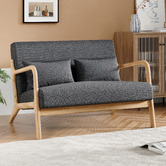 Hoxton Room Helene 2 Seater Linen Sofa