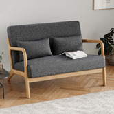 Hoxton Room Helene 2 Seater Linen Sofa