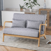 Hoxton Room Helene 2 Seater Linen Sofa