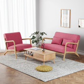Hoxton Room Helene 2 Seater Linen Sofa