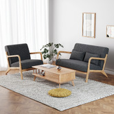 Hoxton Room Helene 2 Seater Linen Sofa
