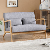Hoxton Room Helene 2 Seater Linen Sofa