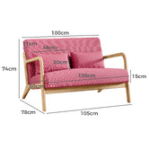 Hoxton Room Helene 2 Seater Linen Sofa