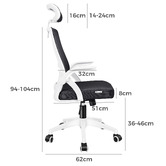Hoxton Room Naomi Mesh Office Chair