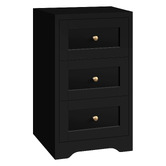Hoxton Room Willow 3 Drawer Bedside Table