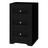 Hoxton Room Willow 3 Drawer Bedside Table
