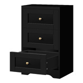 Hoxton Room Willow 3 Drawer Bedside Table