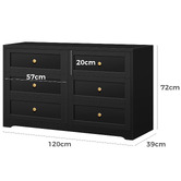 Hoxton Room Willow 6 Drawer Chest