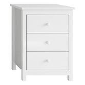 Hoxton Room Geoffrey 3 Drawer Bedside Table