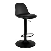 Hoxton Room Povel PU Leather Adjustable Barstools