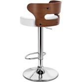 Hoxton Room Brown Ackley Faux Leather Adjustable Barstools