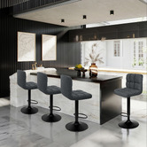 Hoxton Room Solvar Adjustable Barstools