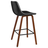 Hoxton Room 65cm Demari Faux Leather Bar Stools