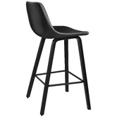 Hoxton Room 65cm Demari Faux Leather Bar Stools