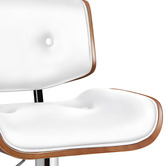 Hoxton Room Black Odette Adjustable Barstool