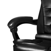 Hoxton Room Lincoln Faux Leather Massage Executive Chair with Footrest