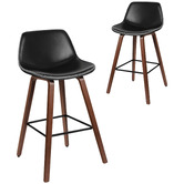 Hoxton Room 65cm Demari Faux Leather Bar Stools