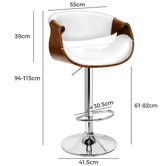 Hoxton Room Herman Adjustable Swivel Barstool