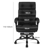 Hoxton Room Karsten Executive Chair with Footrest