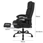 Hoxton Room Karsten Executive Chair with Footrest