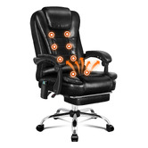 Hoxton Room Galini PU Leather Heated Massage Office Chair