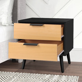 Hoxton Room Sebastian 2 Drawer Bedside Table