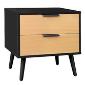 Hoxton Room Sebastian 2 Drawer Bedside Table