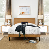 Hoxton Room Sebastian 2 Drawer Bedside Table