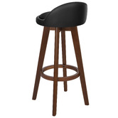 Hoxton Room 83cm Lorenz Faux Leather Swivel Barstools