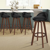 Hoxton Room 83cm Lorenz Faux Leather Swivel Barstools