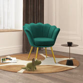 Hoxton Room Rocco Velvet Armchair
