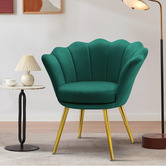 Hoxton Room Rocco Velvet Armchair