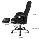 Hoxton Room Matti Executive Chair with Footrest