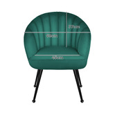 Hoxton Room Franco Velvet Armchair