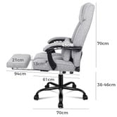 Hoxton Room Matti Executive Chair with Footrest