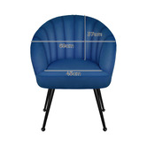 Hoxton Room Franco Velvet Armchair