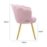 Hoxton Room Rocco Velvet Armchair