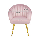 Hoxton Room Franco Velvet Armchair