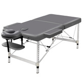Hoxton Room Carson 75cm Faux Leather 2 Fold Lift Up Massage Table