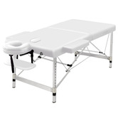 Hoxton Room Carson 75cm Faux Leather 2 Fold Lift Up Massage Table