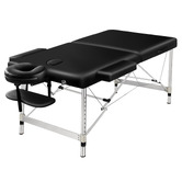 Hoxton Room Carson 55cm Faux Leather 2 Fold Lift Up Massage Table