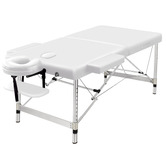 Hoxton Room Carson 55cm Faux Leather 2 Fold Lift Up Massage Table
