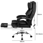 Hoxton Room Rory I Massage Executive Chair with Footrest