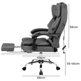Hoxton Room Rory I Massage Executive Chair with Footrest